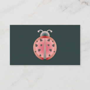 ladybug love business card