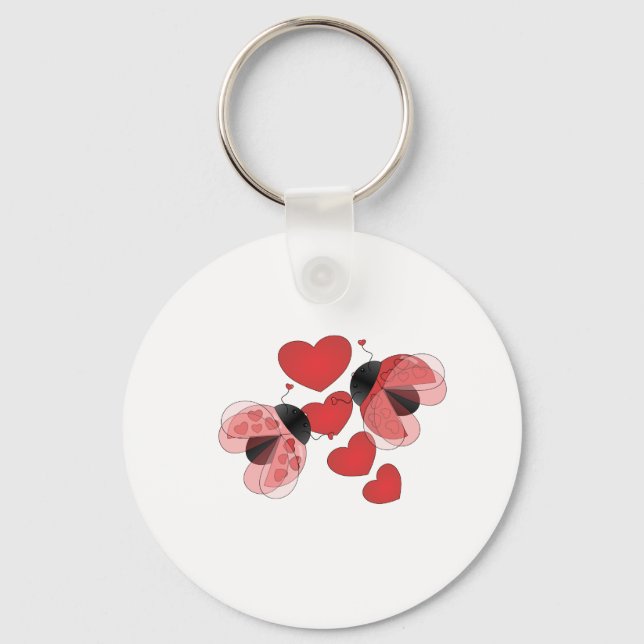 Ladybug Love Key Ring (Front)