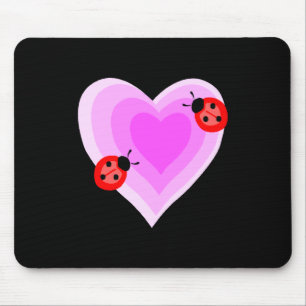 Ladybug Love Mouse Pad
