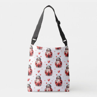 Ladybug Love (personalized) Crossbody Bag
