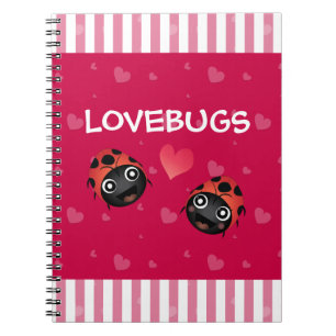 Ladybug Love Spiral Notebook