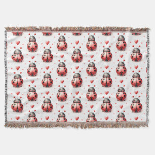 Ladybug Love Throw Blanket
