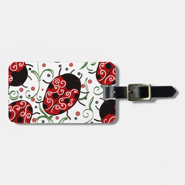 Ladybug Luggage Tag (Front Horizontal)