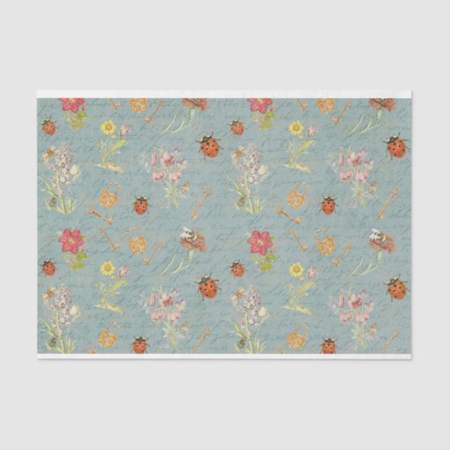 Ladybug Meadows Tissue Paper (Front)