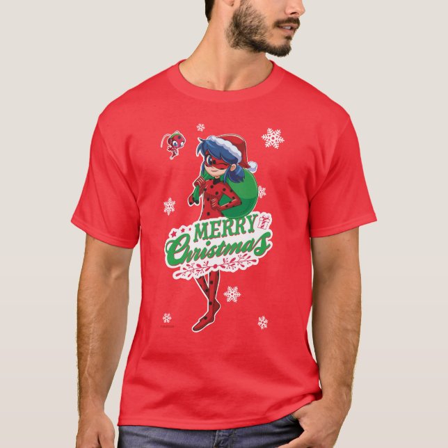 Ladybug | Merry Christmas T-Shirt (Front)