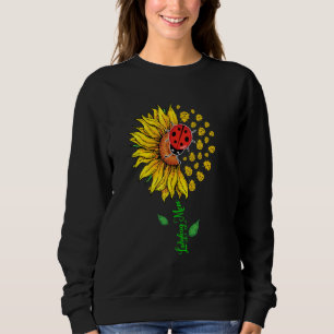 Ladybug Mom Cute Sunflower Ladybugs Lover Mother's Sweatshirt