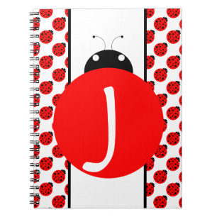 Ladybug Monogram Notebook