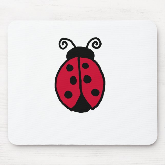 ladybug mouse pad (Front)