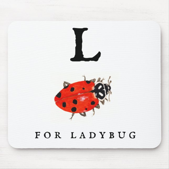 Ladybug Mouse Pad (Front)
