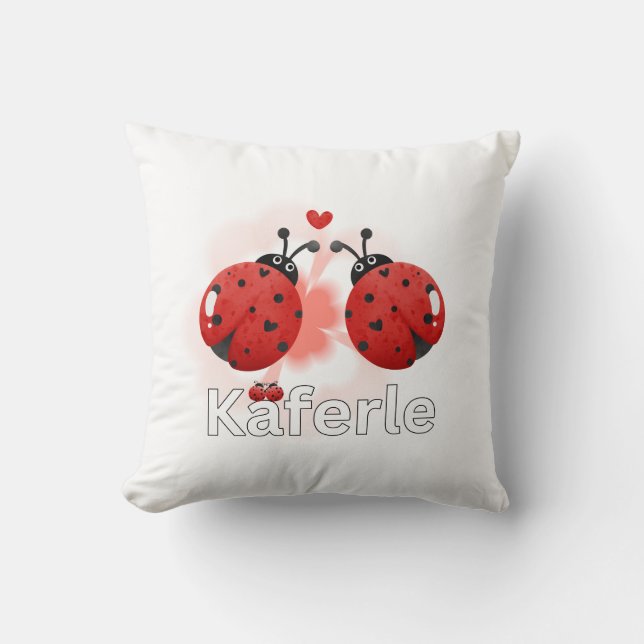 Ladybug Mug Cushion (Front)