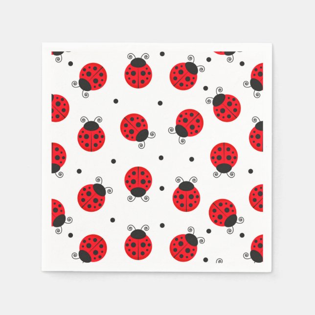 Ladybug  napkin (Front)