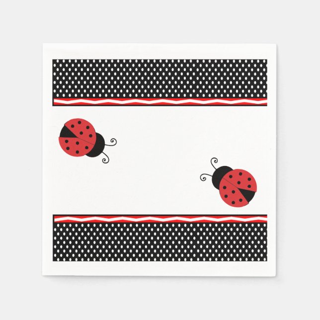 Ladybug Napkins (Front)