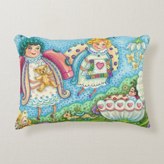 Ladybug Nursery ACCENT PILLOW (Front)