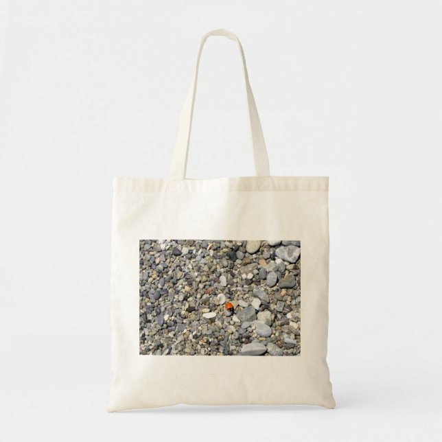 Ladybug on Beach Tote Bag (Front)