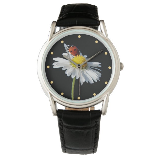 Ladybug on Daisy Watch (Front)