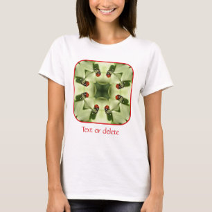 Ladybug On Dogwood Nature Art Personalized T-Shirt