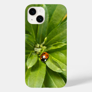 Ladybug on Flowers Case-Mate iPhone 14 Case