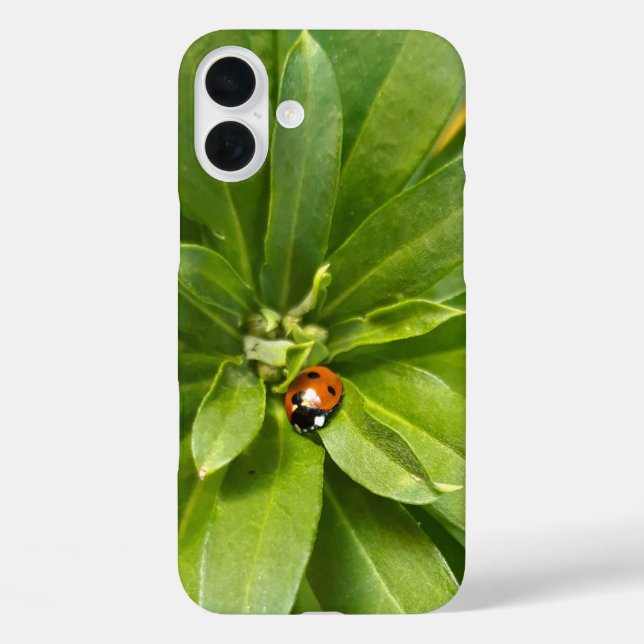 Ladybug on Flowers Case-Mate iPhone Case (Back)