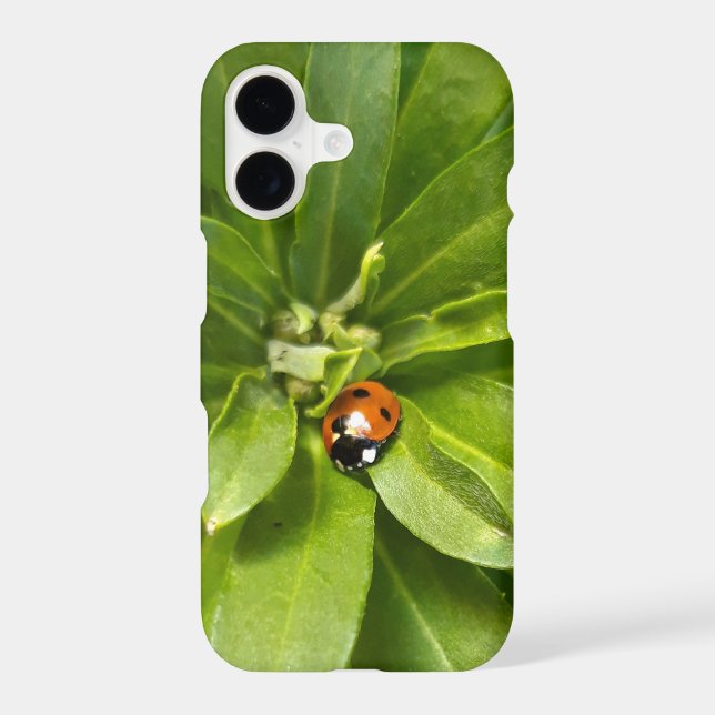 Ladybug on Flowers Samsung Galaxy S21+ Case (Back)