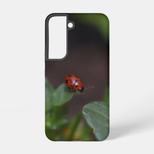 Ladybug on Flowers Samsung Galaxy Case