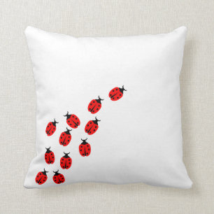 Ladybug Outdoor Pillow