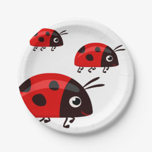 Ladybug Paper Plate
