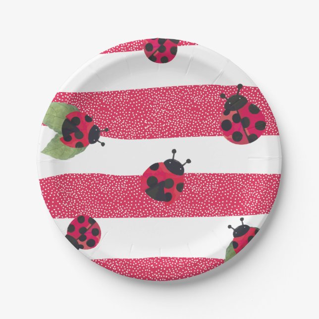 Ladybug Paper Plates (Front)