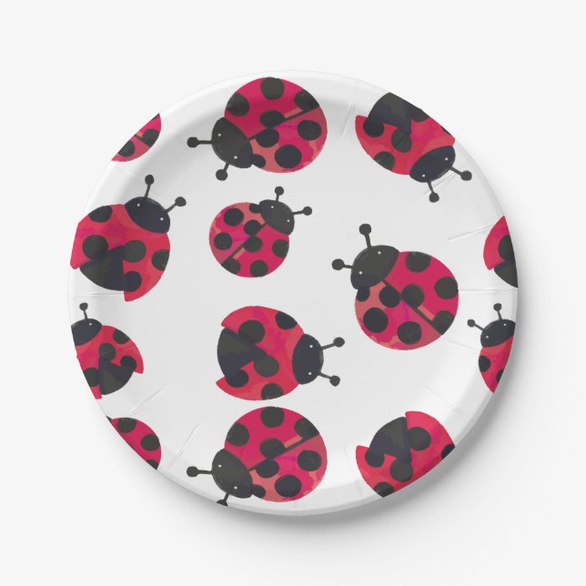 Ladybug Paper Plates (Front)