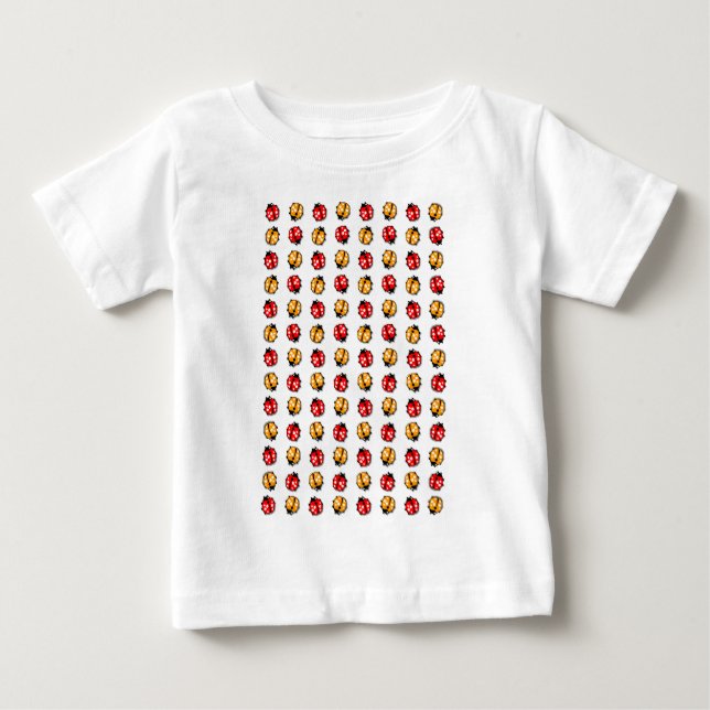 LADYbug pattern Baby T-Shirt (Front)
