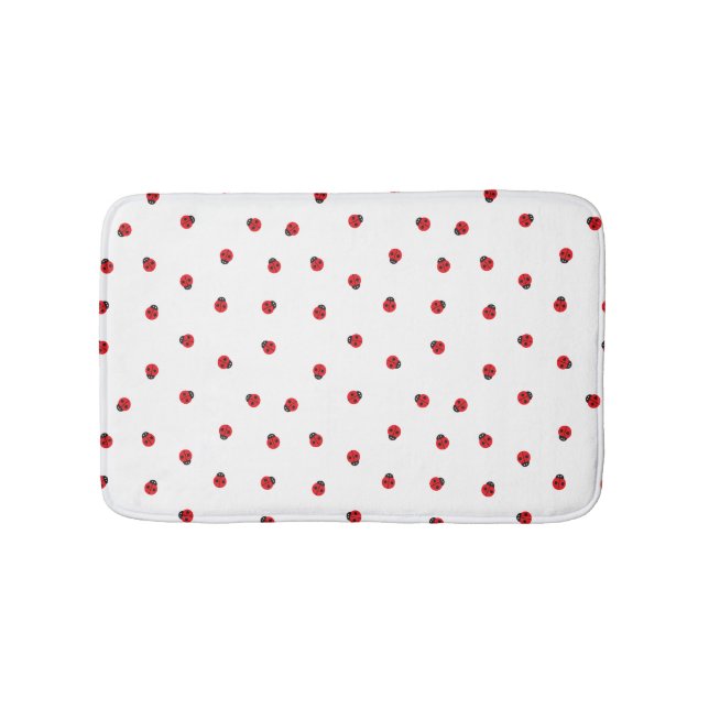 Ladybug Pattern Bath Mat (Front)