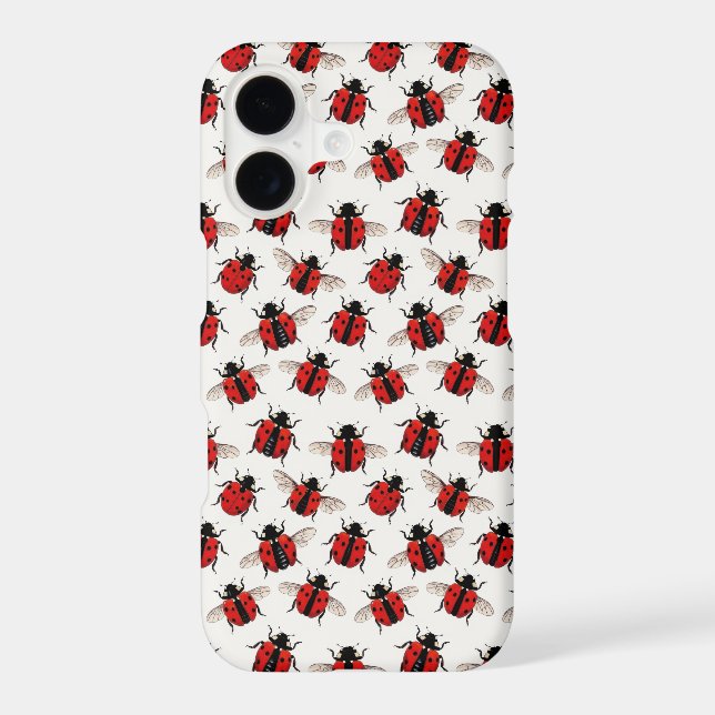 Ladybug Pattern Phone Case (Back)