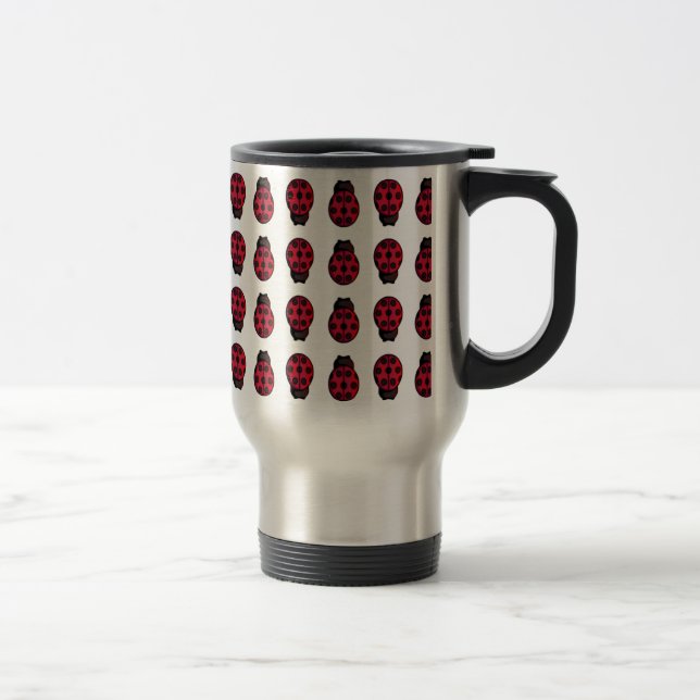 Ladybug Pattern Travel Mug (Right)