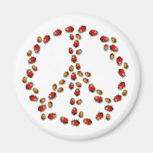 Ladybug Peace Magnet