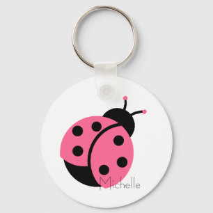 Ladybug Personalised Keychain