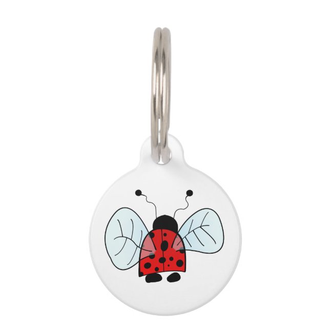 Ladybug   pet tag (Front)