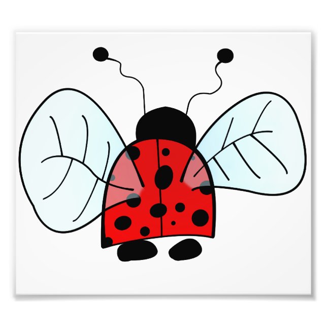 Ladybug Photo Print (Front)