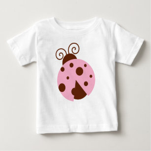 Ladybug, Pink Ladybug, Cute Ladybug, Ladybird Baby T-Shirt