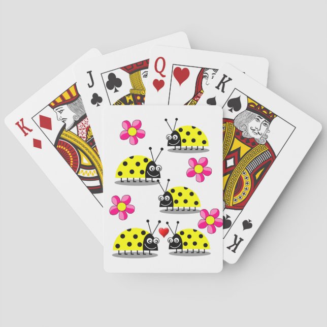 Ladybug Playing Card Deck (Back)