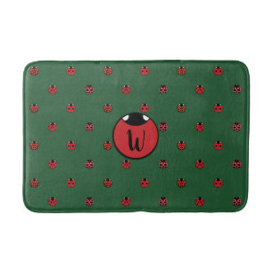 Ladybug Polka Dots Bath Mat