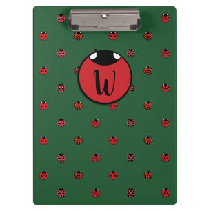 Ladybug Polka Dots Clipboard