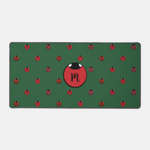 Ladybug Polka Dots Desk Mat
