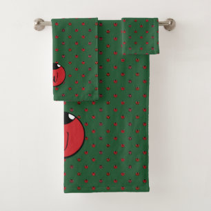 Ladybug Polka Dots Towel Set
