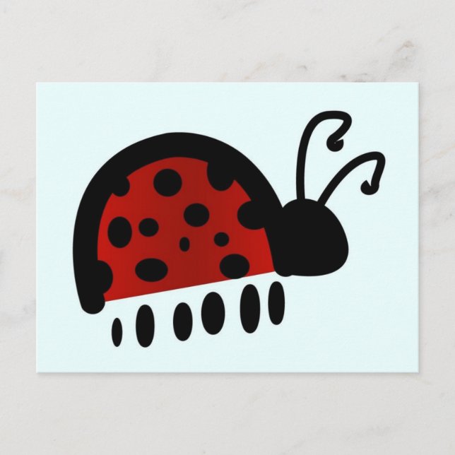 Ladybug Postcard (Front)