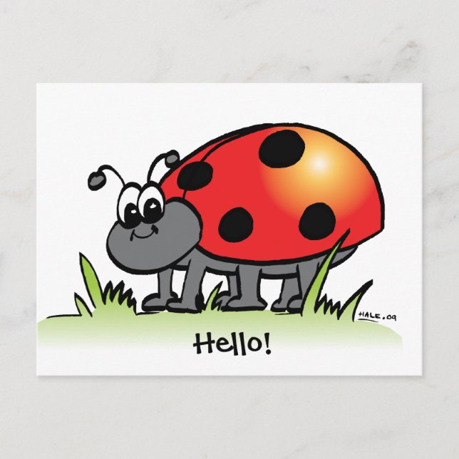 Ladybug Postcard (Front)