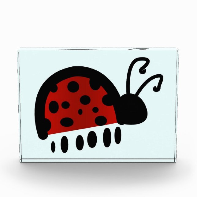 Ladybug Postcard Photo Block (Front)