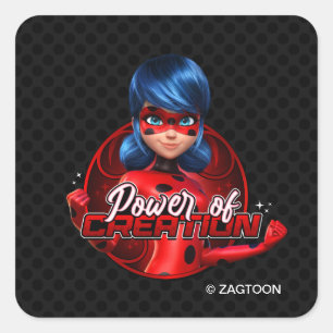 Ladybug   Power of Creation Square Sticker