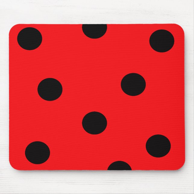 Ladybug Print Mousepad (Front)
