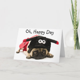Ladybug Pug Card