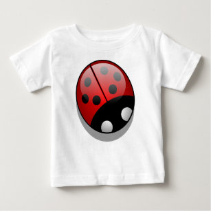 Ladybug, Red Ladybug, Cute Ladybug, Lady Beetle  Baby T-Shirt