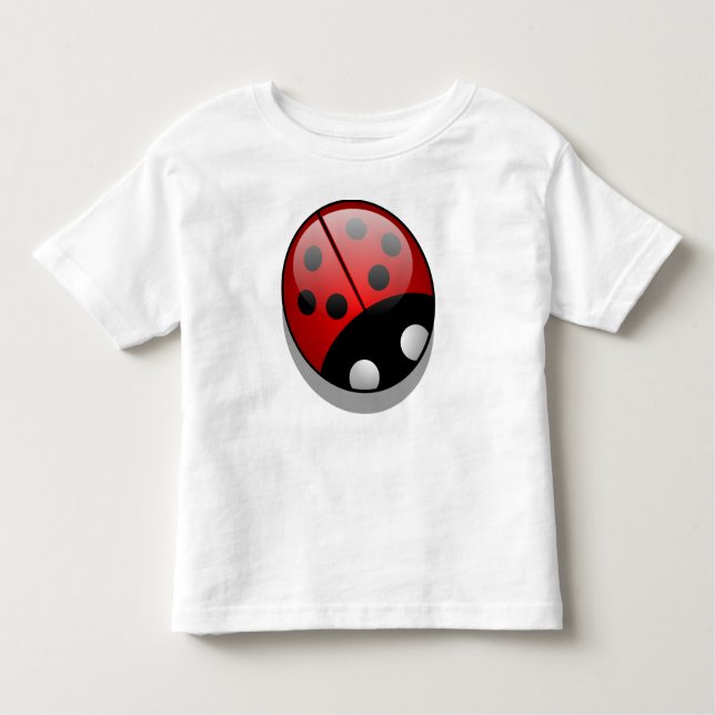 Ladybug, Red Ladybug, Cute Ladybug, Lady Beetle  Toddler T-Shirt (Front)